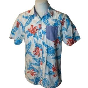 Vans floral print shirt.  Men’s large.